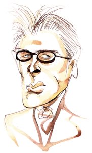 ウィリアムバトラーイェイツアイルランドの詩人および脚本家（1865-1939）。似顔絵